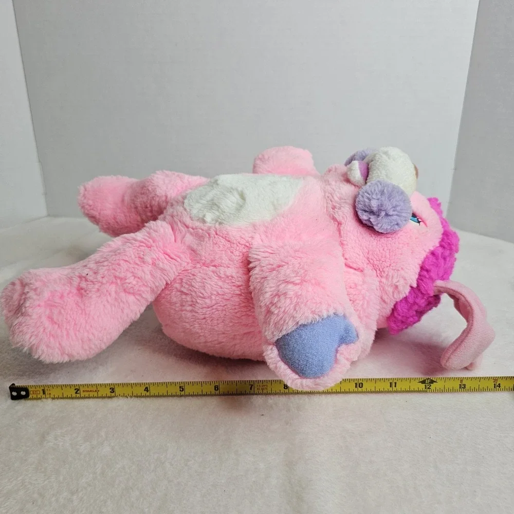 Vintage 1985 Pink Party Popples Plush Stuffed Animal American Greetings Mattel
